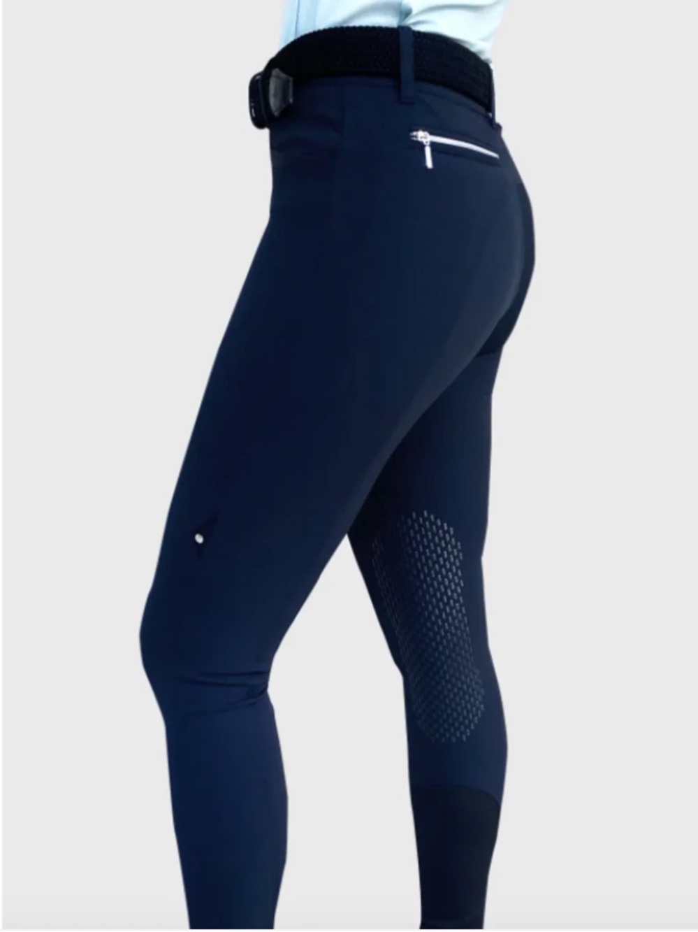 Equiline Luxe EQ Navy Riding Breeches - Picture 2 of 5